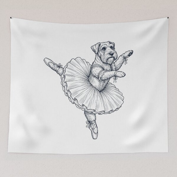 Item preview, Vintage Sealyham Terrier Ballet Dancer Ballerina Dog Lover designed and sold by dian-rody-crest.