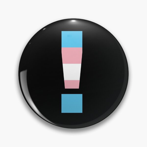 Item preview, Transgender Pride Exclamation Mark Symbol designed and sold by Owcomm.