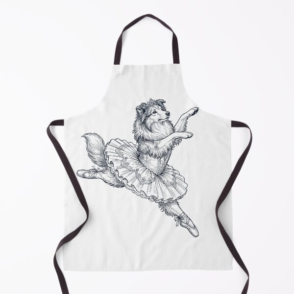 Item preview, Vintage Shetland Sheepdog Ballet Dancer Ballerina Dog Lover designed and sold by dian-rody-crest.