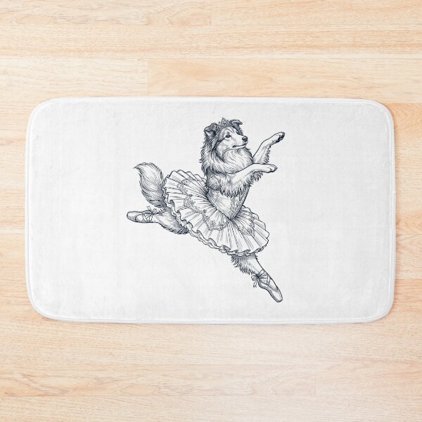 Item preview, Vintage Shetland Sheepdog Ballet Dancer Ballerina Dog Lover designed and sold by dian-rody-crest.