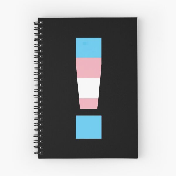 Item preview, Transgender Pride Exclamation Mark Symbol designed and sold by Owcomm.
