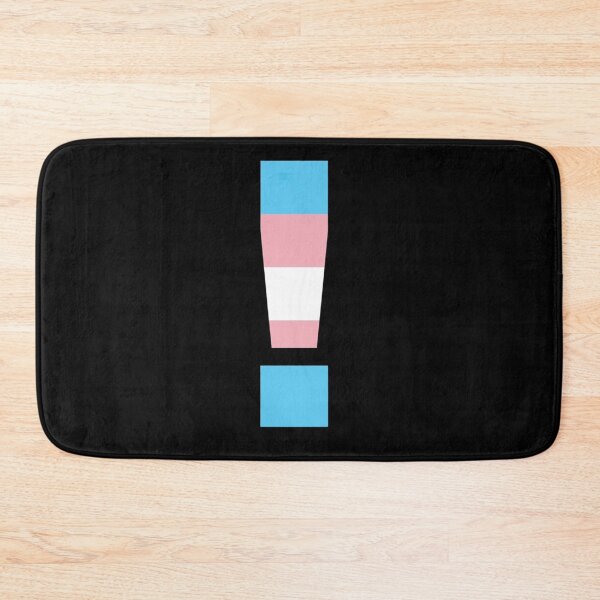 Item preview, Transgender Pride Exclamation Mark Symbol designed and sold by Owcomm.