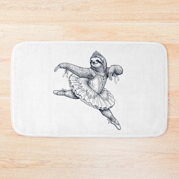 Item preview, Vintage Sloth Ballet Dancer Ballerina Animal Lover designed and sold by dian-rody-crest.