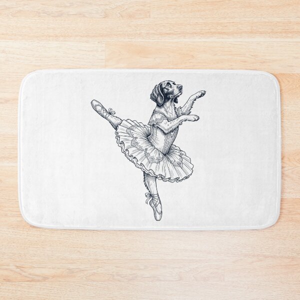 Item preview, Vintage Small Munsterlander Pointer Ballet Dancer Ballerina Dog Lover designed and sold by dian-rody-crest.