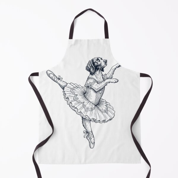 Item preview, Vintage Small Munsterlander Pointer Ballet Dancer Ballerina Dog Lover designed and sold by dian-rody-crest.