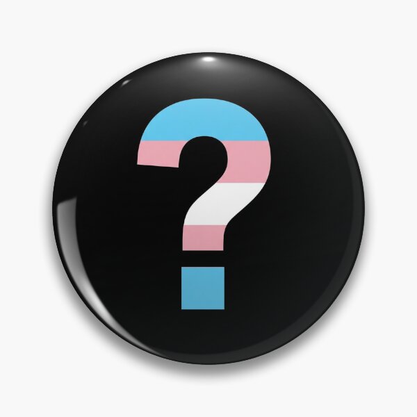 Item preview, Transgender Pride Question Mark Symbol designed and sold by Owcomm.