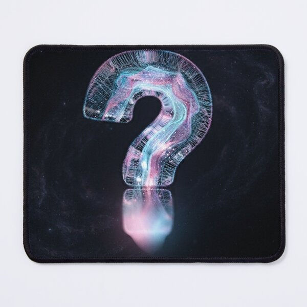 Item preview, Cosmic Transgender Pride Question Mark Symbol designed and sold by Owcomm.