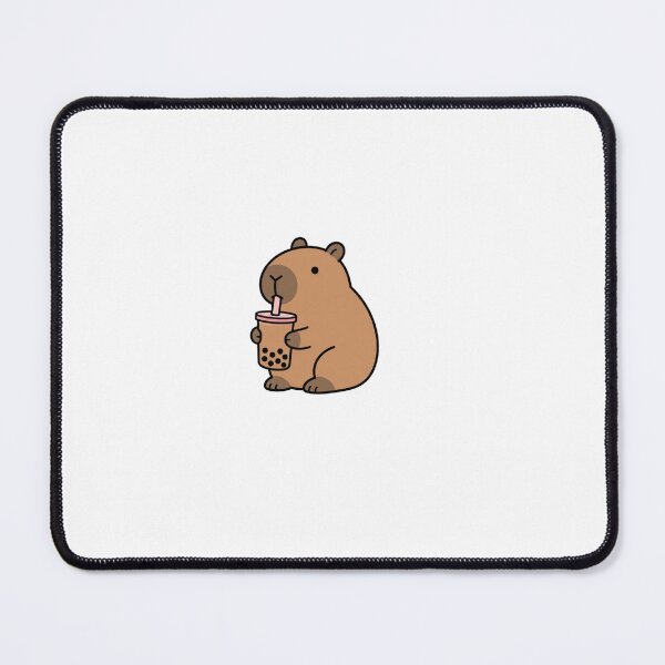 Item preview, Copy of Cute Capybara, Bubble Tea, Boba, Kawaii, Happy Animal Gift for Him, Gift for Her Children Pet Design designed and sold by SocietyChibi.