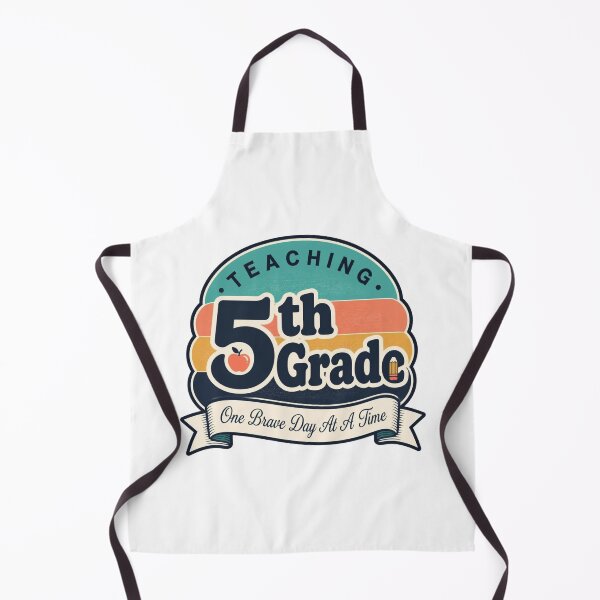 Item preview, Retro Teaching 5th Grade One Brave Day At A Time Sunset T Shirts designed and sold by FestivityFinds.