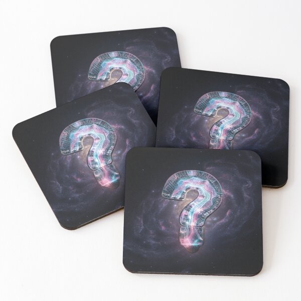Item preview, Cosmic Transgender Pride Question Mark Symbol designed and sold by Owcomm.