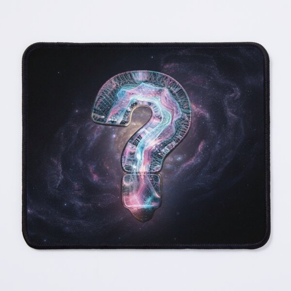 Item preview, Cosmic Transgender Pride Question Mark Symbol designed and sold by Owcomm.