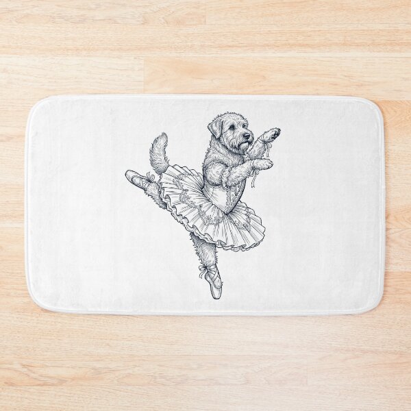 Item preview, Vintage Soft Coated Wheaten Terrier Ballet Dancer Ballerina Dog Lover designed and sold by dian-rody-crest.