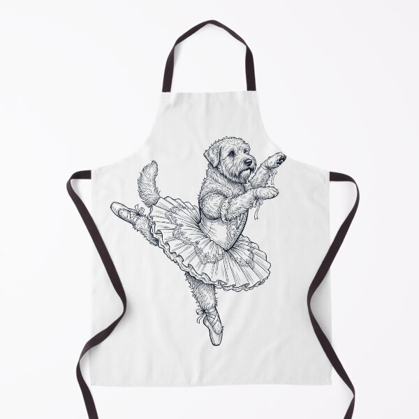 Artikelvorschau, Vintage Soft Coated Wheaten Terrier Balletttänzerin Ballerina Hundeliebhaber entworfen und verkauft von dian-rody-crest.