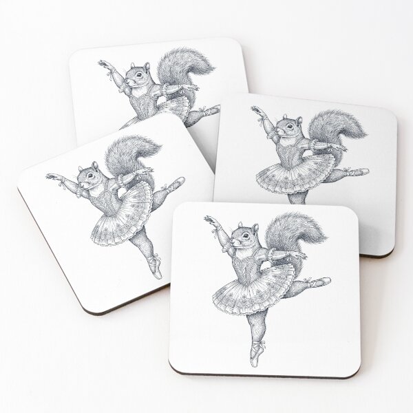 Item preview, Vintage Squirrel Ballet Dancer Ballerina Animal Lover designed and sold by dian-rody-crest.