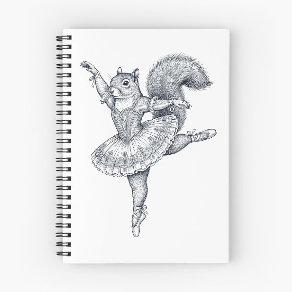 Item preview, Vintage Squirrel Ballet Dancer Ballerina Animal Lover designed and sold by dian-rody-crest.