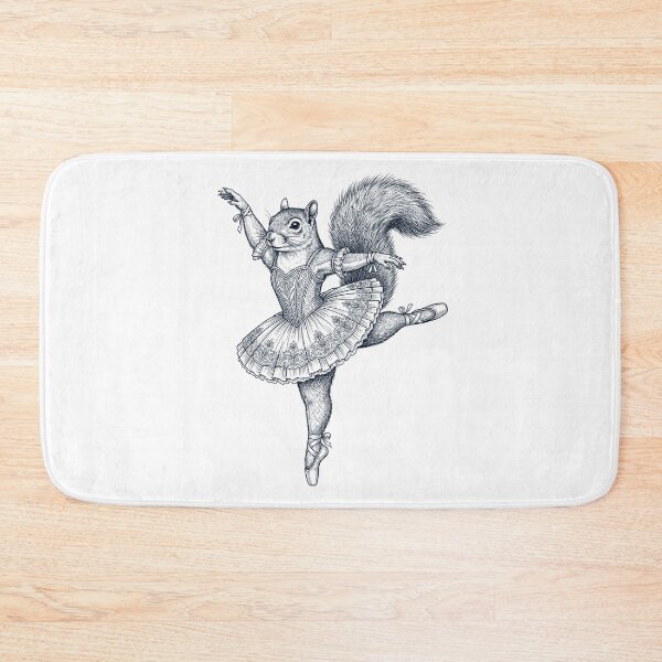 Item preview, Vintage Squirrel Ballet Dancer Ballerina Animal Lover designed and sold by dian-rody-crest.
