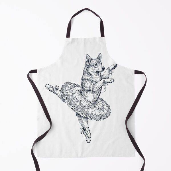 Item preview, Vintage Swedish Vallhund Ballet Dancer Ballerina Dog Lover designed and sold by dian-rody-crest.