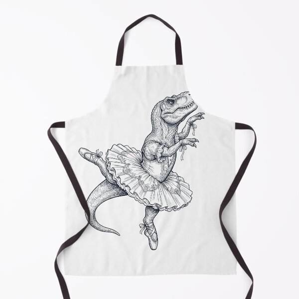Item preview, Vintage T Rex Dinosaur Ballet Dancer Ballerina Animal Lover designed and sold by dian-rody-crest.