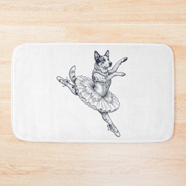 Item preview, Vintage Texas Heeler Ballet Dancer Ballerina Dog Lover designed and sold by dian-rody-crest.