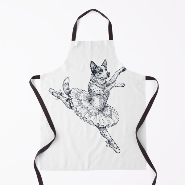 Item preview, Vintage Texas Heeler bailarina de ballet bailarina amante de los perros designed and sold by dian-rody-crest.