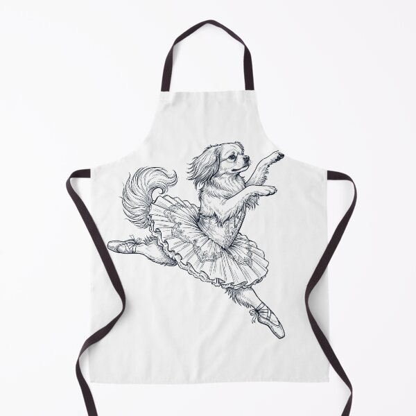 Item preview, Vintage Tibetan Spaniel Ballet Dancer Ballerina Dog Lover designed and sold by dian-rody-crest.