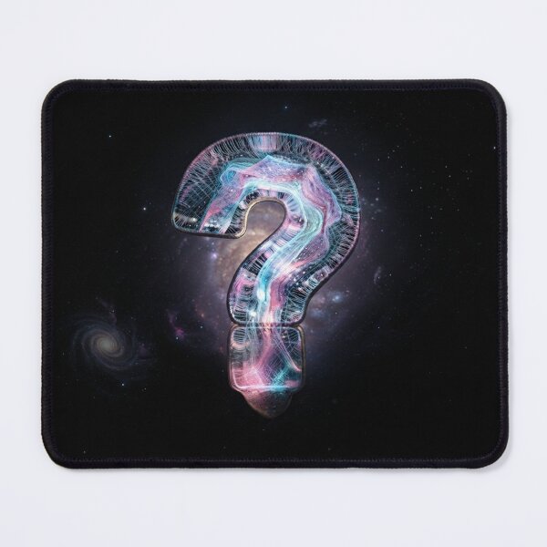 Item preview, Cosmic Transgender Pride Question Mark Symbol designed and sold by Owcomm.