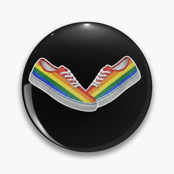 Item preview, Rainbow Pride Flag Pattern Sneakers designed and sold by Owcomm.