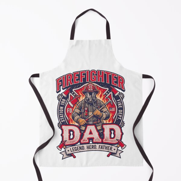 Item preview, Firefighter Dad Legend Hero Father Vintage Badge Art designed and sold by rich-moda.
