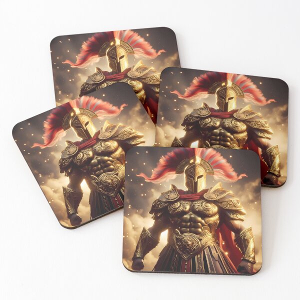 Item preview, Epic Flaming Sword Warrior Fantasy Art designed and sold by GalleryBrisArt.