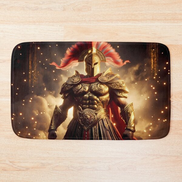 Item preview, Epic Flaming Sword Warrior Fantasy Art designed and sold by GalleryBrisArt.