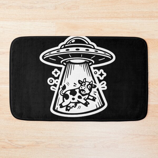 Item preview, Cute Cow Being Abducted By UFO designed and sold by Owcomm.
