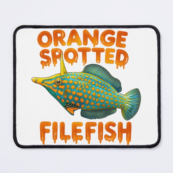 Item preview, Orange Spotted Filefish designed and sold by devonclemon.