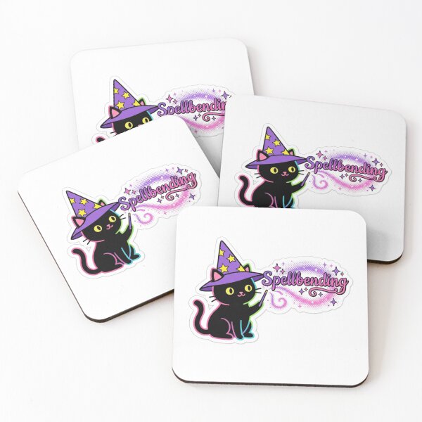 Item preview, Cute Spell bending Wizard Cat Magic Sticker designed and sold by DesignEpic22.