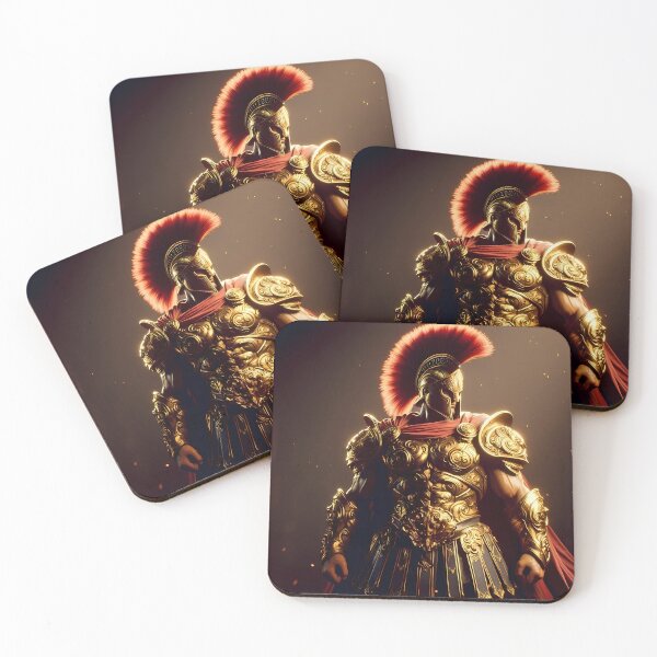 Item preview, Epic Flaming Sword Warrior Fantasy Art designed and sold by GalleryBrisArt.