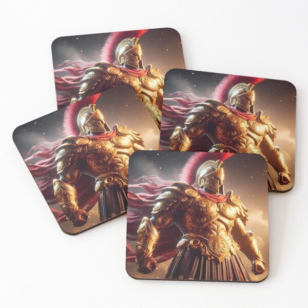 Item preview, Epic Flaming Sword Warrior Fantasy Art designed and sold by GalleryBrisArt.