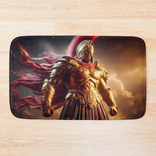 Item preview, Epic Flaming Sword Warrior Fantasy Art designed and sold by GalleryBrisArt.