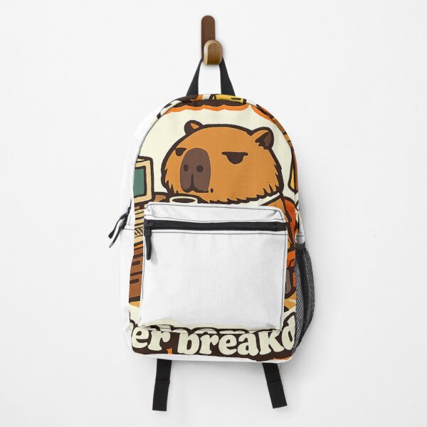 Item preview, Another Day Another Breakdown Capybara Sticker designed and sold by DesignEpic22.