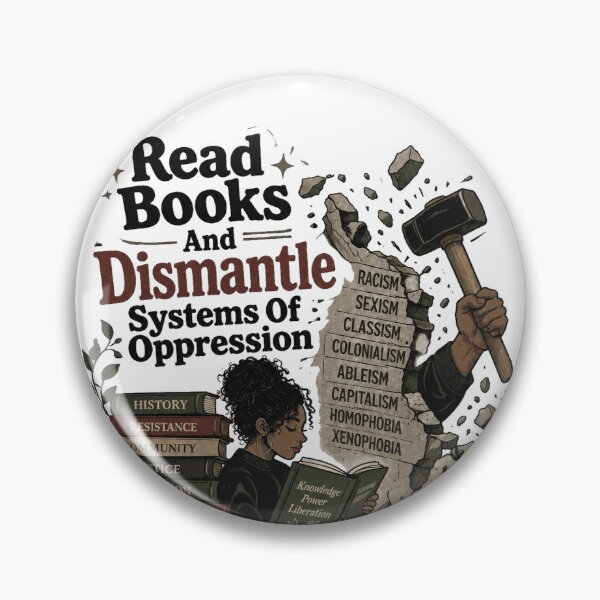 Item preview, Read Books and Dismantle Systems of Oppression designed and sold by devonclemon.