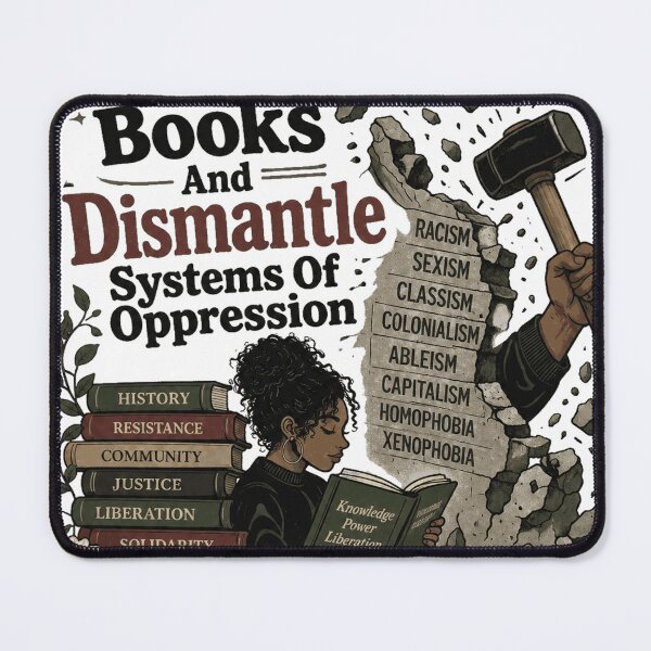 Item preview, Read Books and Dismantle Systems of Oppression designed and sold by devonclemon.