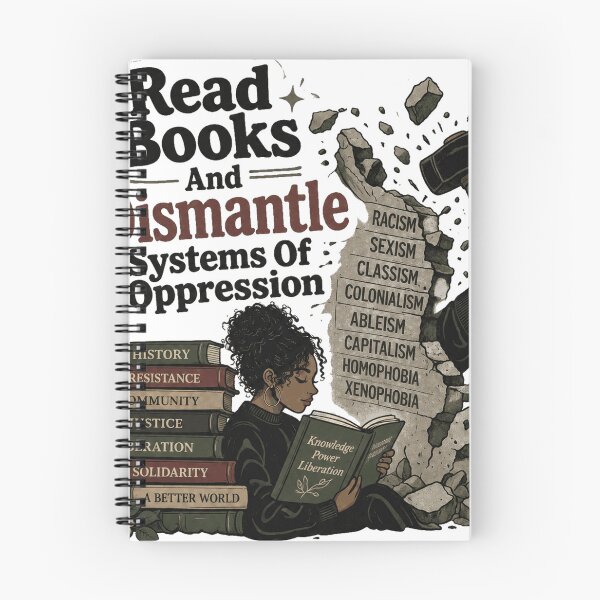 Item preview, Read Books and Dismantle Systems of Oppression designed and sold by devonclemon.