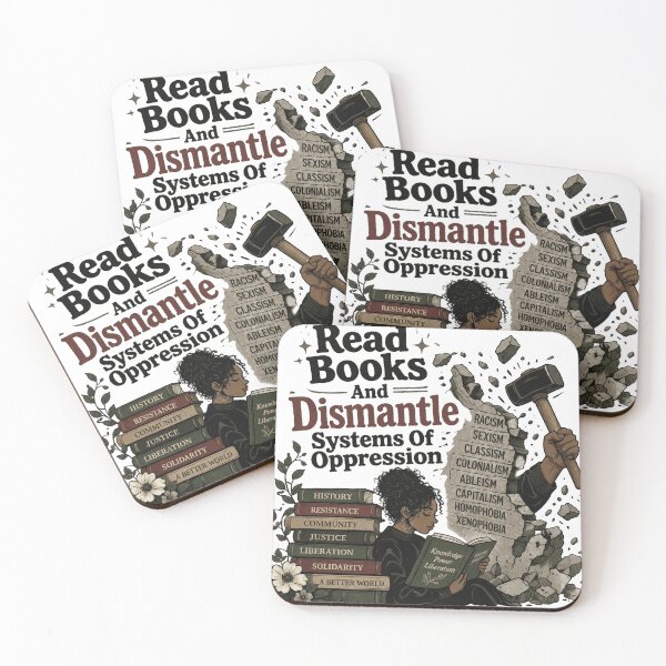 Item preview, Read Books and Dismantle Systems of Oppression designed and sold by devonclemon.
