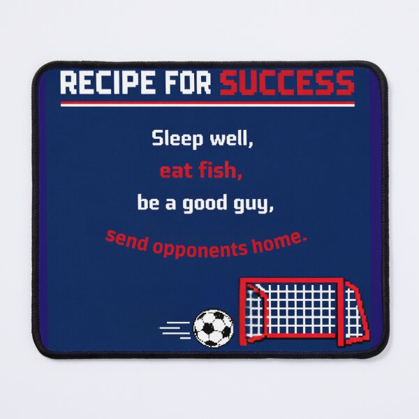 Item preview, Recipe For Success Norwegian Football Quote Pixel Art T-Shirt designed and sold by shopbitstockgp.