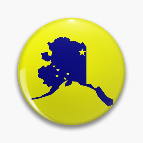 Item preview, Alaska State with Flag designed and sold by AlaskaExtreme.