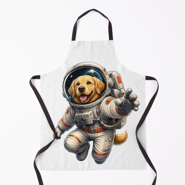 Item preview, Astronaut Golden Retriever designed and sold by VerdePegajoso.