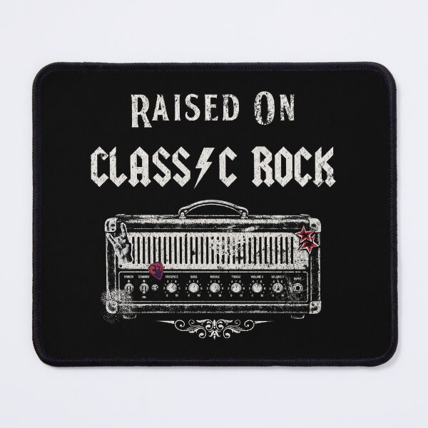 Item preview, Guitar Amp - Raised on Classic Rock designed and sold by Nacho Average Designs.