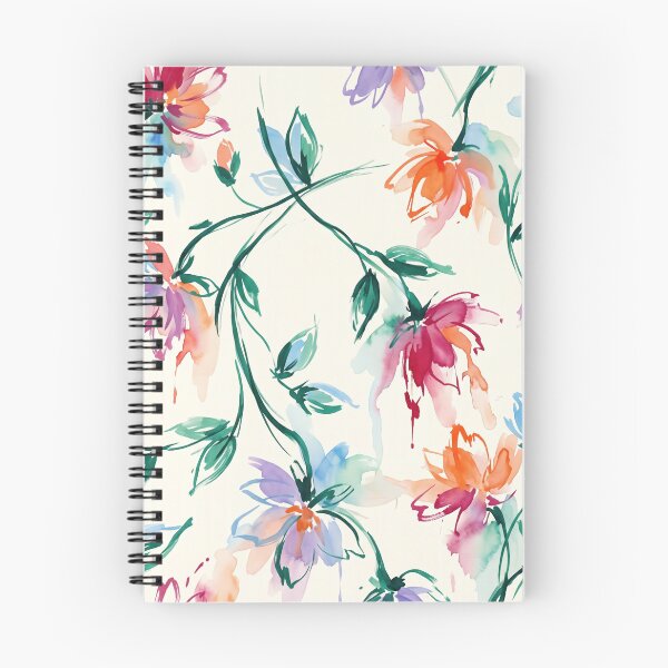 Item preview, Hand-Painted Pink Floral Pattern | Watercolor Botanical Flowers | Romantic Cottagecore Textile Design designed and sold by Softbear Atelier.