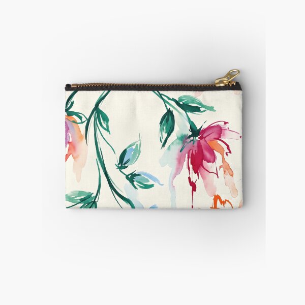 Item preview, Hand-Painted Pink Floral Pattern | Watercolor Botanical Flowers | Romantic Cottagecore Textile Design designed and sold by Softbear Atelier.