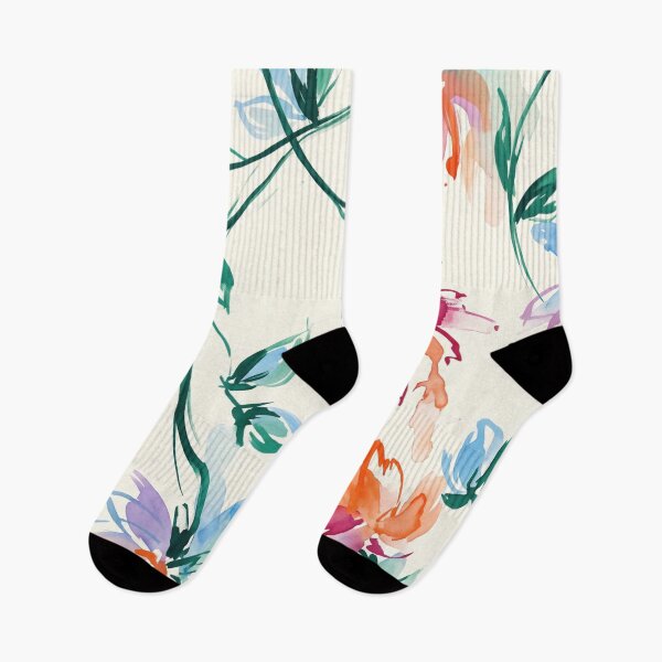 Item preview, Hand-Painted Pink Floral Pattern | Watercolor Botanical Flowers | Romantic Cottagecore Textile Design designed and sold by Softbear Atelier.