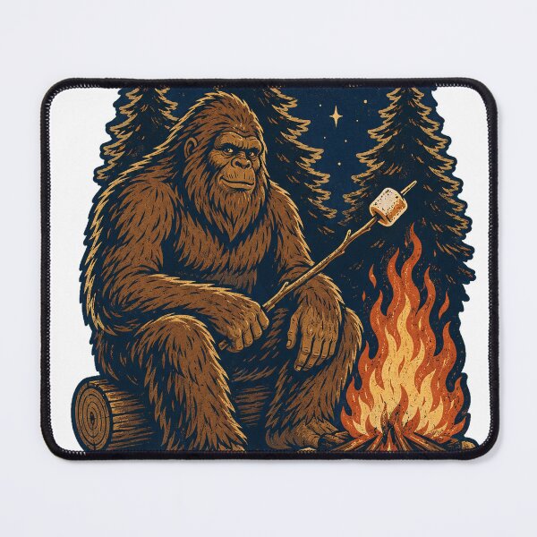 Item preview, Campfire Sasquatch designed and sold by alexrow.