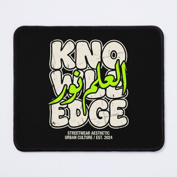 Item preview, Knowledge Arabic Calligraphy Urban Streetwear designed and sold by SplashTastic.
